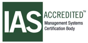 IAS accreditation mark presented by Quality Sistema